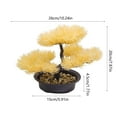 thumbnail image 3 of Realistic Artificial Potted Plant for Home Décor Indoor House Plants Faux Plastic Greenery in Pot for Desk Shelf Office Decoration, 3 of 6