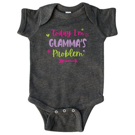 

Inktastic Child Funny Today Im Glammas Problem Gift Baby Girl Bodysuit