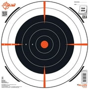 Ez Aim Bullseye Paper Shooting Targets by Allen Company, 12x12, 0.35 lbs,100-Pack, Multi-Color