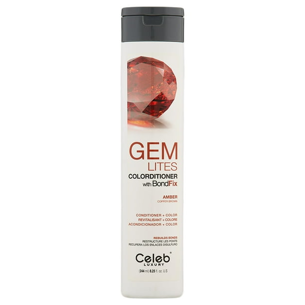 Celeb Luxury Celeb Luxury GEM LITES Colorditioner with BondFix, Amber