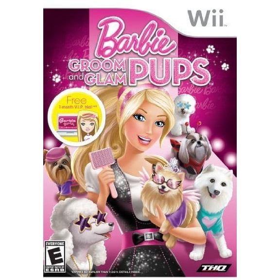 Barbie Groom And Glam Pups - Nintendo Wii