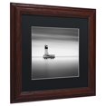 thumbnail image 3 of Trademark Fine Art "Warning Sign" Canvas Art by Dave MacVicar, Black Matte, Wood Frame, 3 of 4