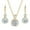 Yellow Gold, variant on Cate & Chloe Alessandra 18k Rose Gold Plated Jewelry Set With Simulated Diamond Crystals for Women