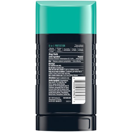 RIGHT GUARD HUMIDITY BREAKER SOLID ANTIPERSPIRANT & DEODORANT FOR MEN, COLD FRONT, 2.5 OZ.
