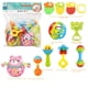 thumbnail image 1 of Los bebés pueden morder los dientes, las encías, el juego de sonajeros, juguetes para bebés de 0 a 1 años, bolsa de pelota de goma suave, sonajero de mano, 1 of 4