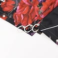 thumbnail image 7 of HVEST Halloween Red Rose Shower Curtain for Bathroom,Floral with Purple Leaf and Spider Web Fabric Shower Curtain with Hooks,Holiday Black Bathroom Curtain Shower Set, 60x72 inches, 7 of 7