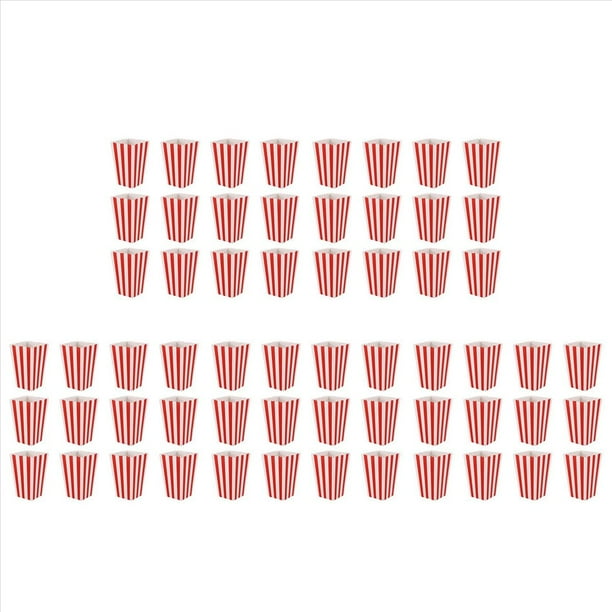 60 Cinema Treat Party Pequeñas Bolsas de Dulces para Palomitas de Maíz Cajas, Rojo