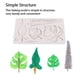thumbnail image 4 of Molde de silicona para pasteles Naiovety Rosa y Gris, 4 of 6