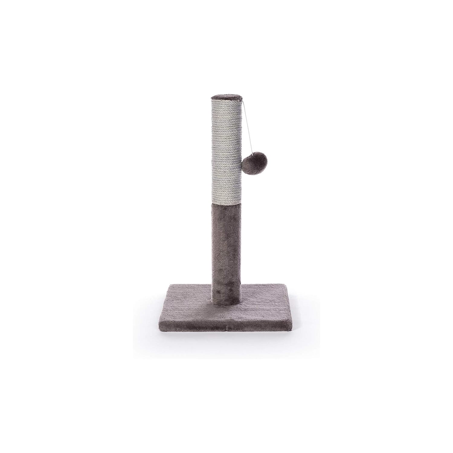 HomeStock Modern Marvel Cat Scratching Post with Sleek Contemporary Design, Durable Materials, Sturdy Base, and Perfect Height for Cats to Scratch-Size:11.63"L x 11.63"W x 20.5"H