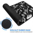 thumbnail image 6 of Long Mouse Pads for Desk,Black Hand Flower Snake Pattern Desk Mats on Top Of Desks, Desk Mouse Pad Extra Large with 3mm Non-Slip Base and Stitched Edge for Gaming,Office,Work,Home 31.5"x15.7", 6 of 6
