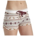 thumbnail image 1 of P.J. Salvage Womens Winter Pajama Shorts ivory XL, 1 of 1