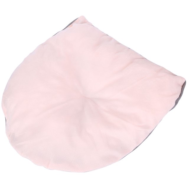 Cama cerrada para gatos Tienda de campaña antideslizante para el invierno Cesta pequeña para perros acogedora (Rosa L) JShteea Libre de BPA