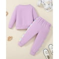 thumbnail image 4 of Toddler Girl Clothes Fall Winter Jogging Outfit Little Girl Unicorn Sweatsuit+ Pants Set Baby Sweatshirt Clothing 1-5Y, 4 of 5