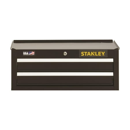 Stanley Products Stanley 300 Series Middle Tool Chest, 2 Drawer, 26 in Wide, Black - 1 EA (680-STST22625BK)