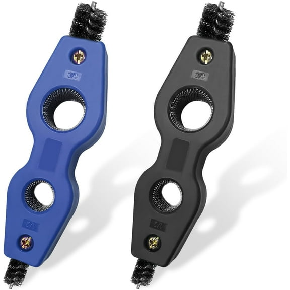 Battery Terminal Cleaning Brush, 4 in 1 Anti-Corrosion Car Battery Cleaner, Vehicle Battery Terminals Machine Parts Cleaning Tool for Auto Marine, Universal Car Accessories (Yellow-2PCS)