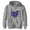 Athletic Heather, variant on Boy's Marvel Hawkeye Arrow Icon Christmas Lights  Pull Over Hoodie Navy Blue Heather X Large