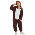 thumbnail image 1 of Pyjama d'Halloween pour Enfants Chaud Ensemble de Pyjama Parent-Enfant d'Halloween avec Capuche Imprimée Pyjama d'Halloween Assorti, 1 of 5