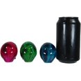thumbnail image 3 of Ebros Lightning Bolts Colorful Skulls Mini Figurines Set of 3 Skeleton Head, 3 of 9