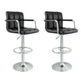 thumbnail image 1 of Nicer Furniture Black Hexagrid Bar Stool, 1 of 6