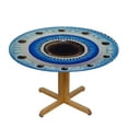 thumbnail image 3 of PIKWEEK  Blue Turkish Evil Eye Tablecloth Round Tablecloths Round Table Cover for Circular Table, 3 of 7