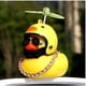 thumbnail image 4 of Pequeños patos amarillos con cascos pequeños con luz de noche para motos y coches, 4 of 4