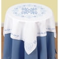 thumbnail image 2 of Jack Dempsey Décoration de Table Estampillée Perle Bordure Blanche 35"X35 Pouces-Xx Americana 550 366, 2 of 2
