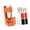 Orange, variant on Bunblic Battery Cable Hammer Lug Crimper Tool for Wire Crimping Cables Terminal Orange