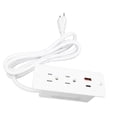 thumbnail image 1 of Regleta empotrada de Carga rápida, 2 Salidas, 1 USB C, 1 Puerto USB A, Toma de Escrito Conveniente para mesita de Noche, Escritorio de Oficina, 12a, 1 of 7