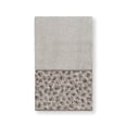 thumbnail image 4 of Authentic Hotel and Spa  Turkish Cotton Cheetah Jacquard Trim Light Grey 3-piece Towel Set, 4 of 4