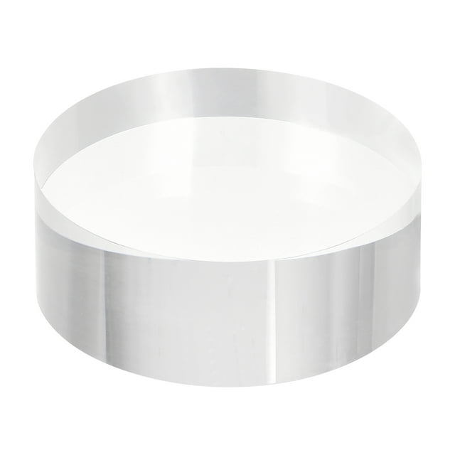 Unique Bargains 1.2 Inches x 3.1 Inches Clear Acrylic Solid Cylinder Round Display Riser