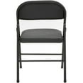 Mainstays Black Folding Fabric Chair