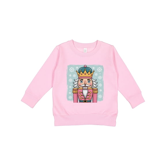 Inktastic Nutcracker Christmas Blue Crown Toddler Sweatshirt