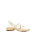 thumbnail image 3 of SAM EDELMAN Womens Ivory Strappy Padded Cristan Round Toe Block Heel Espadrille Shoes 10 M, 3 of 4