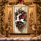 thumbnail image 4 of Christmas Door Cover 35 X 71 In Christmas Door Hanging Cloth Christmas reindeer Patterned Door Curtain Christmas Day Door Or Wall Decoration, 4 of 6