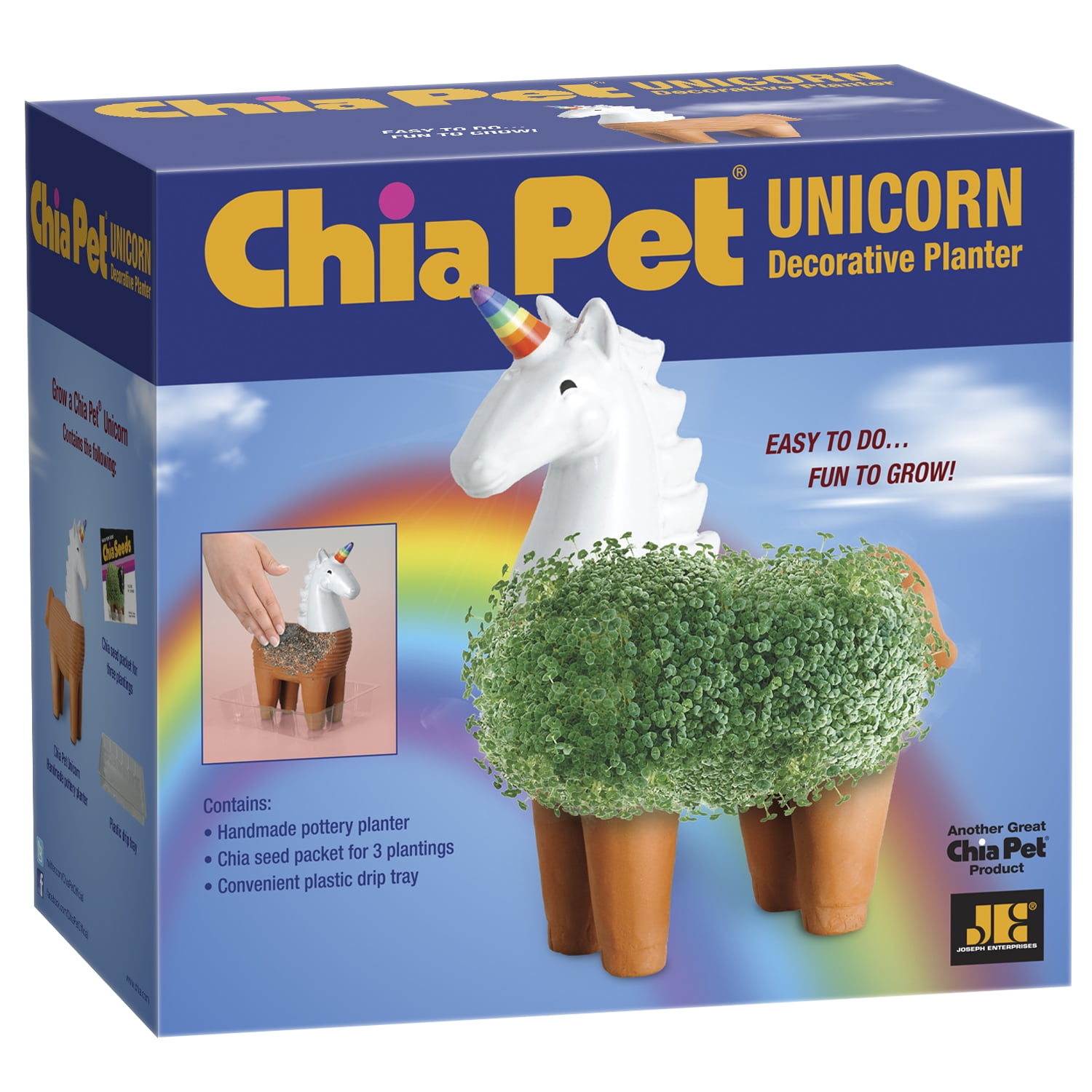 Chia Pet Chia Pet Unicorn Easy to Do and Fun to Grow Chia Pet Chia Pet Unicorn Easy to Do and Fun to Grow