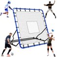 thumbnail image 1 of Volleyball Rebounder Net - Adjustable Volleyball Equipment, Soccer Nets, Baseball Rebounders Nets & Lacrosse Practice Net w Robust Steel Frame & PE Netting - Easy Setup Bounce Back Training Aids, 1 of 4