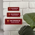 thumbnail image 4 of Standard Plus Fire Sprinkler Riser Room Door or Wall Sign | Business and Workplace Safety Signage -Small, 4 of 9