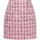 thumbnail image 1 of Falda a cuadros de cintura alta para mujer Tweed Pink New CH Tweed Pink New CH Xishao ropa, 1 of 2