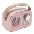thumbnail image 1 of Haut-parleur Rétro BT, Petit Haut-Parleur Portable Décor Vintage pour Maison Extérieur DW21, 500mAh, 1 of 7