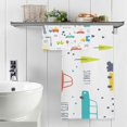 thumbnail image 6 of Childish Car Street Cotton Towel Set 2 Piece, 1 Bath Towels 1 Washcloth, Soft Fast Dry Super Absorbent Face Hand Towel for Bathroom Hotel Gym Spa and Beach, 6 of 7