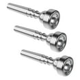 thumbnail image 5 of 3 Pieces Copper Trumpet Mouthpiece Musical Instruments Replacement Combo 7C 5C 3C Sizes for School Band Performance, 5 of 9
