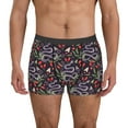thumbnail image 2 of Goofa Snakes And Snake Fruit Printed Men's Boxer Briefs Underwear, Moisture-Wicking Underwear, Trunk,Soft and Breathable Cotton Underwear-X-Large, 2 of 9