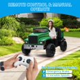 thumbnail image 3 of 12V Electric Ride-On Truck Car with Remote Control, 4WD, Electric Dump Bed, 4x200W Motors, and 3 Speed Settings – 2-Seater Utv for Kids, 3 of 8