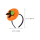 thumbnail image 4 of Diadema de Halloween con forma de sombrero de calabaza, tocado para el pelo para fiesta de disfraces, mascarada (naranja), 2 uds., 4 of 5