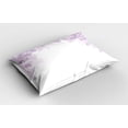 thumbnail image 2 of Ambesonne Flower Pillow Sham 2 Pack, Lilac Blossoms Spring, 30"x20", Pale Mauve Lavender, 2 of 3
