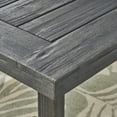 thumbnail image 4 of GDF Studio Kaniel Outdoor Acacia Wood Dining Table, Sandblasted Dark Gray, 4 of 10