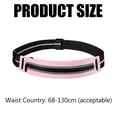 thumbnail image 4 of Riñonera deportiva para teléfono móvil para correr, multifuncional, antivibración, para exteriores, impermeable, color rosa, 4 of 5