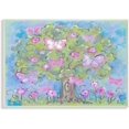 thumbnail image 1 of The Kids Room by Stupell Pastel Butterfly Tree Rectangle Wall Plaque, 1 of 5