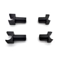 thumbnail image 4 of Riel para asiento de silla de ruedas ReyjiuMed, compatible con tubos de 7/8 de pulgada, juego delantero y trasero, para sillas de ruedas Silver Sport 1 y K1, diámetro de 19 mm, nailon negro, estilo mo, 4 of 4