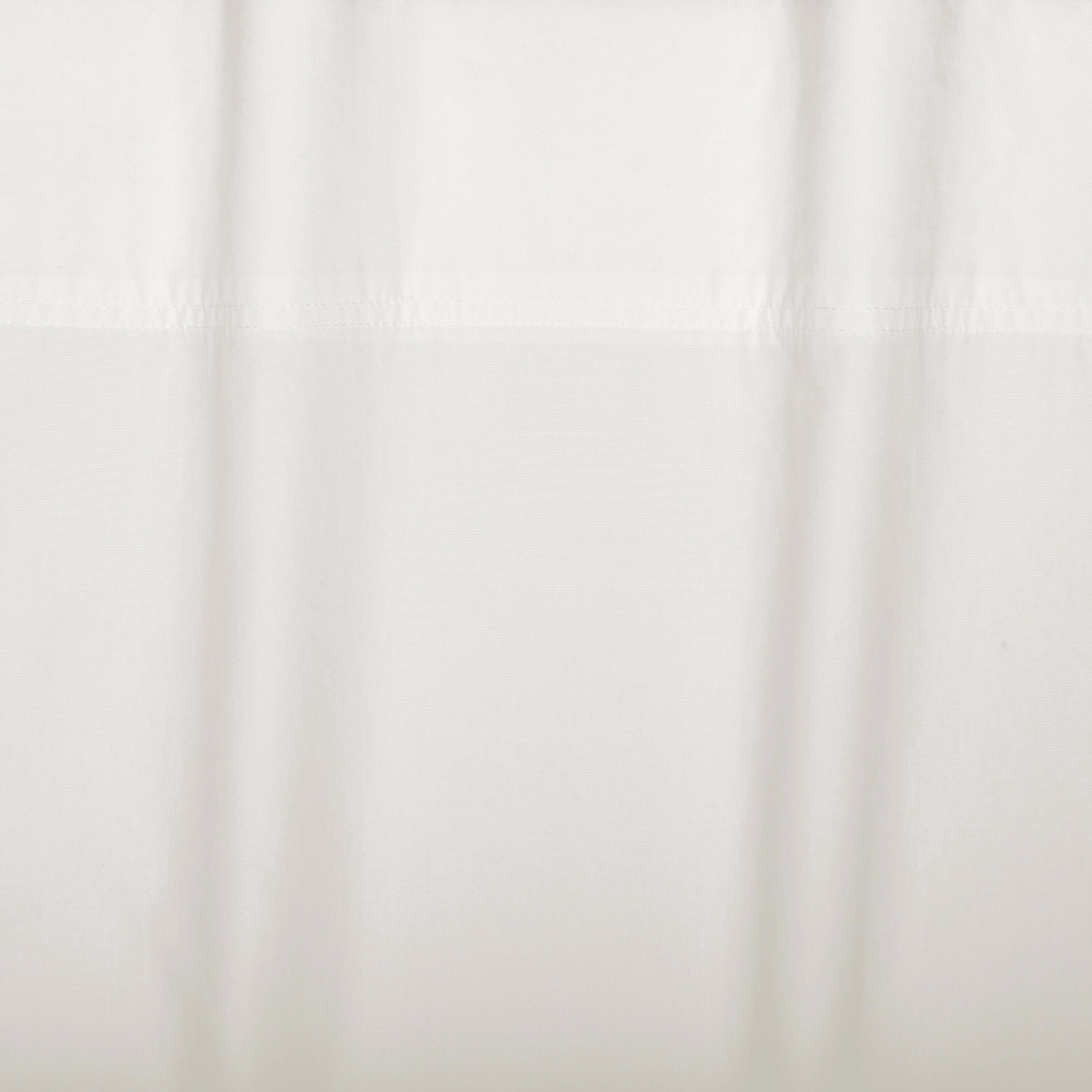 Better Homes & Gardens Washed Cotton Percale 300 Thread Count Sheet Set, Full, Vanilla